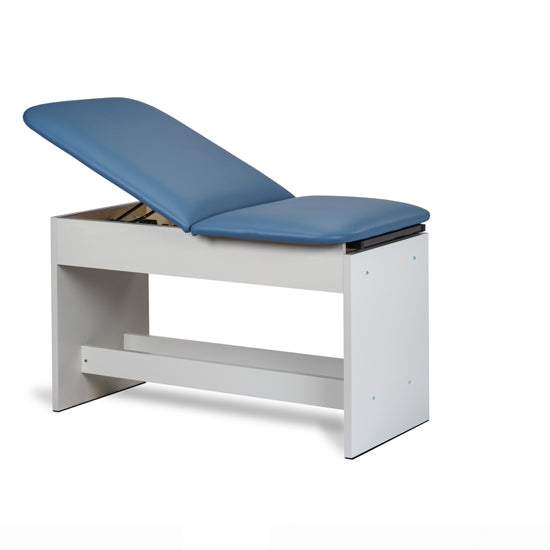 Clinton Industries - 91100 Space Saver Exam Table. Panel Leg w/ Adjustable Back & Pull-Out Leg Rest - Clinton Industries product image