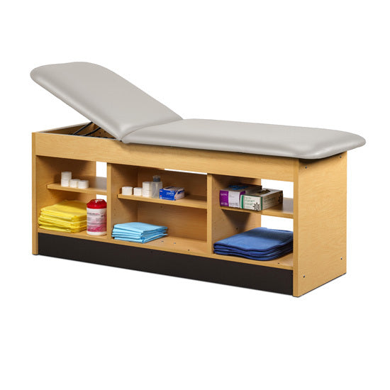 Clinton Industries - 98022-30 Cabinet Treatment Table w/ Adjustable Backrest & 6 Shelves. 72"L x 30"W - Clinton Industries product image
