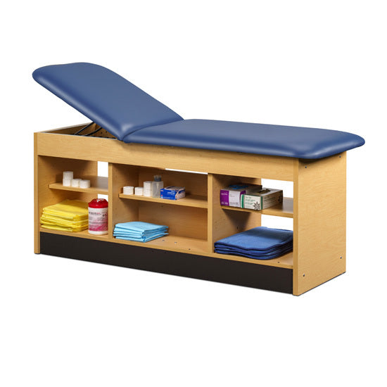 Clinton Industries - 98022-28 Cabinet Treatment Table w/ Adjustable Backrest & 6 Shelves. 78"L x 27"W - Clinton Industries product image