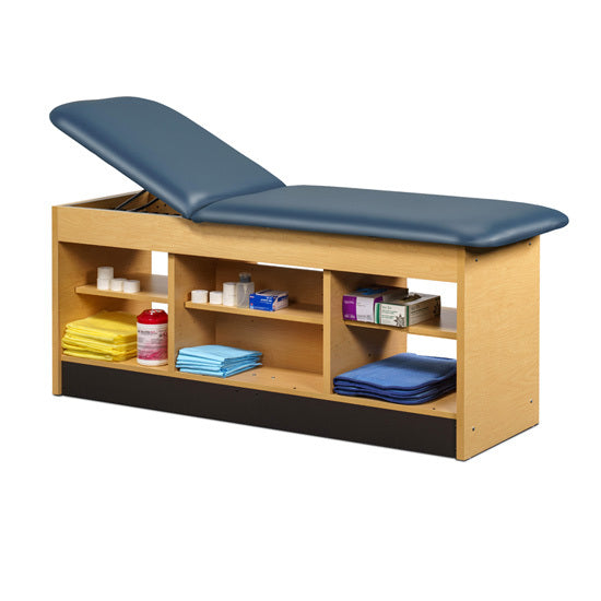 Clinton Industries - 98022-28 Cabinet Treatment Table w/ Adjustable Backrest & 6 Shelves. 78"L x 27"W - Clinton Industries product image