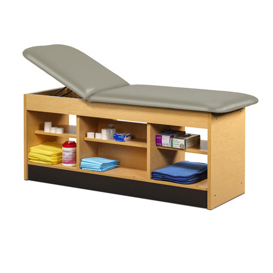Clinton Industries - 98022-38 Cabinet Treatment Table w/ Adjustable Backrest & 6 Shelves. 78"L x 30"W - Clinton Industries product image