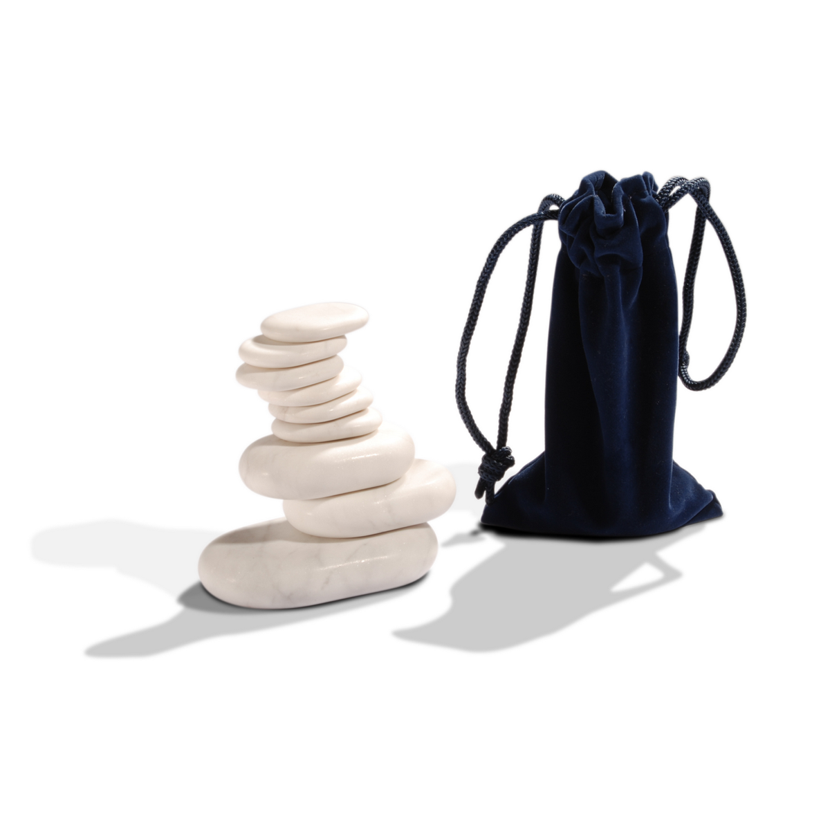 Master Massage - 9 pcs Standard Marble Stone Set