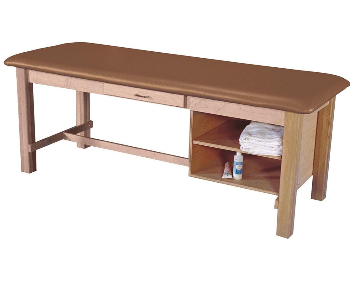 Armedica - AM608 Wood Treatment Table with Drawer & Adjustable Shelf - product image 1