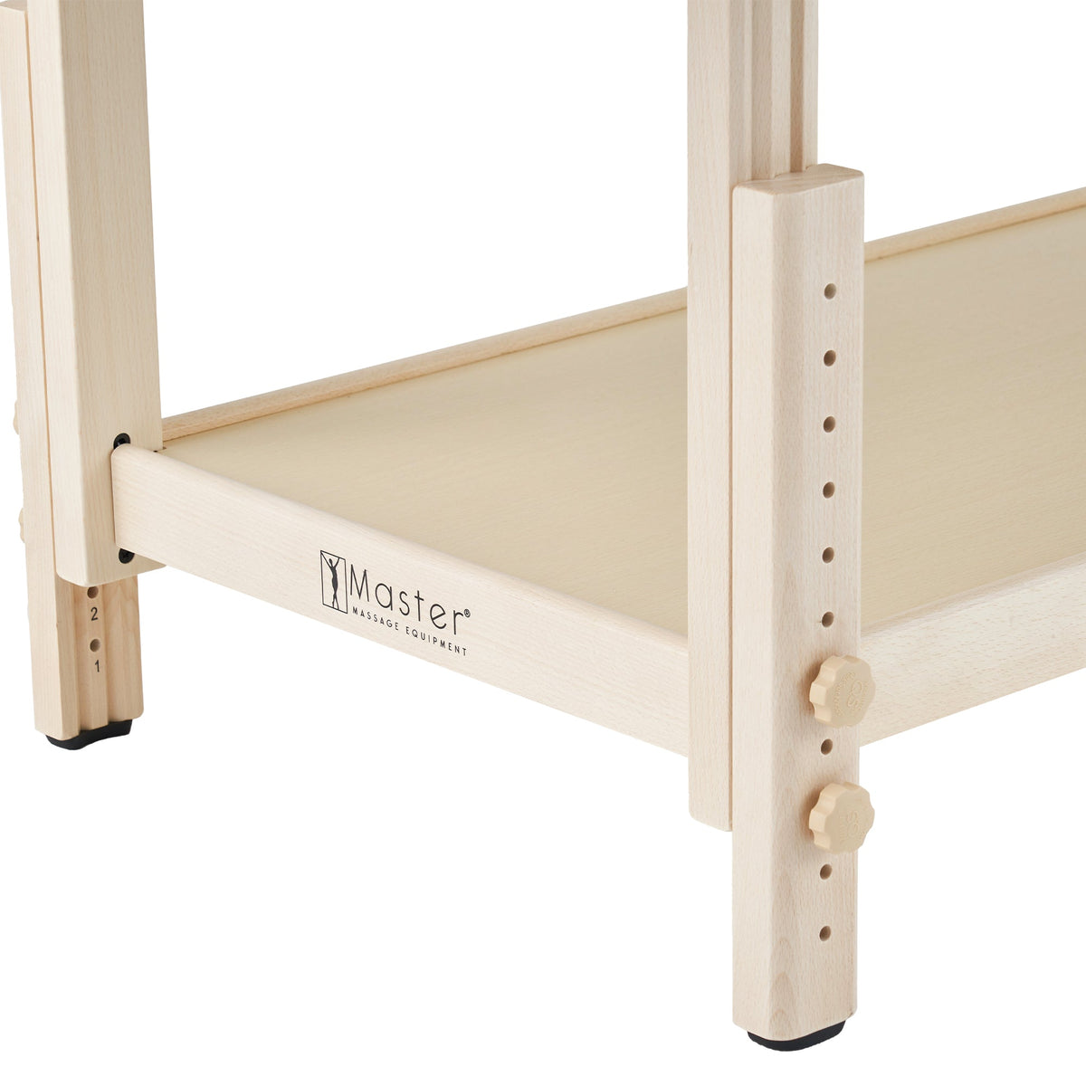 Master Massage - 30” AirMaster Full Body Stretching Airwave Stationary Massage Table with Airbags. 3D Lumbar Traction - Neck, Back, Waist, Hip Relaxation & Pain Relief for Professional & Home Use Chiropractic Table (Natual color frame)