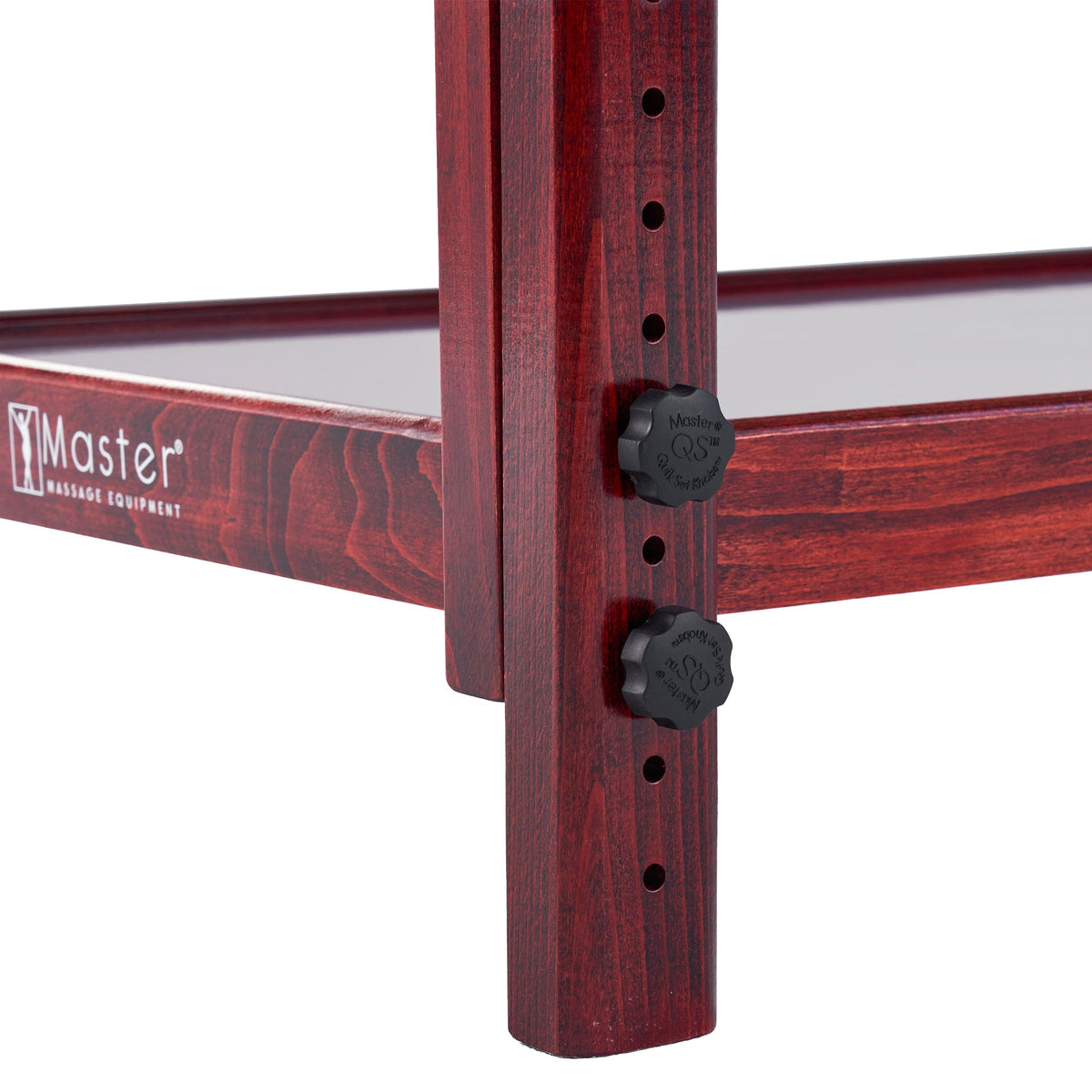 Master Massage - 30” AirMaster Full Body Stretching Airwave Stationary Massage Table with Airbags. 3D Lumbar Traction - Neck, Back, Waist, Hip Relaxation & Pain Relief for Professional & Home Use Chiropractic Table (Mahogany color frame)