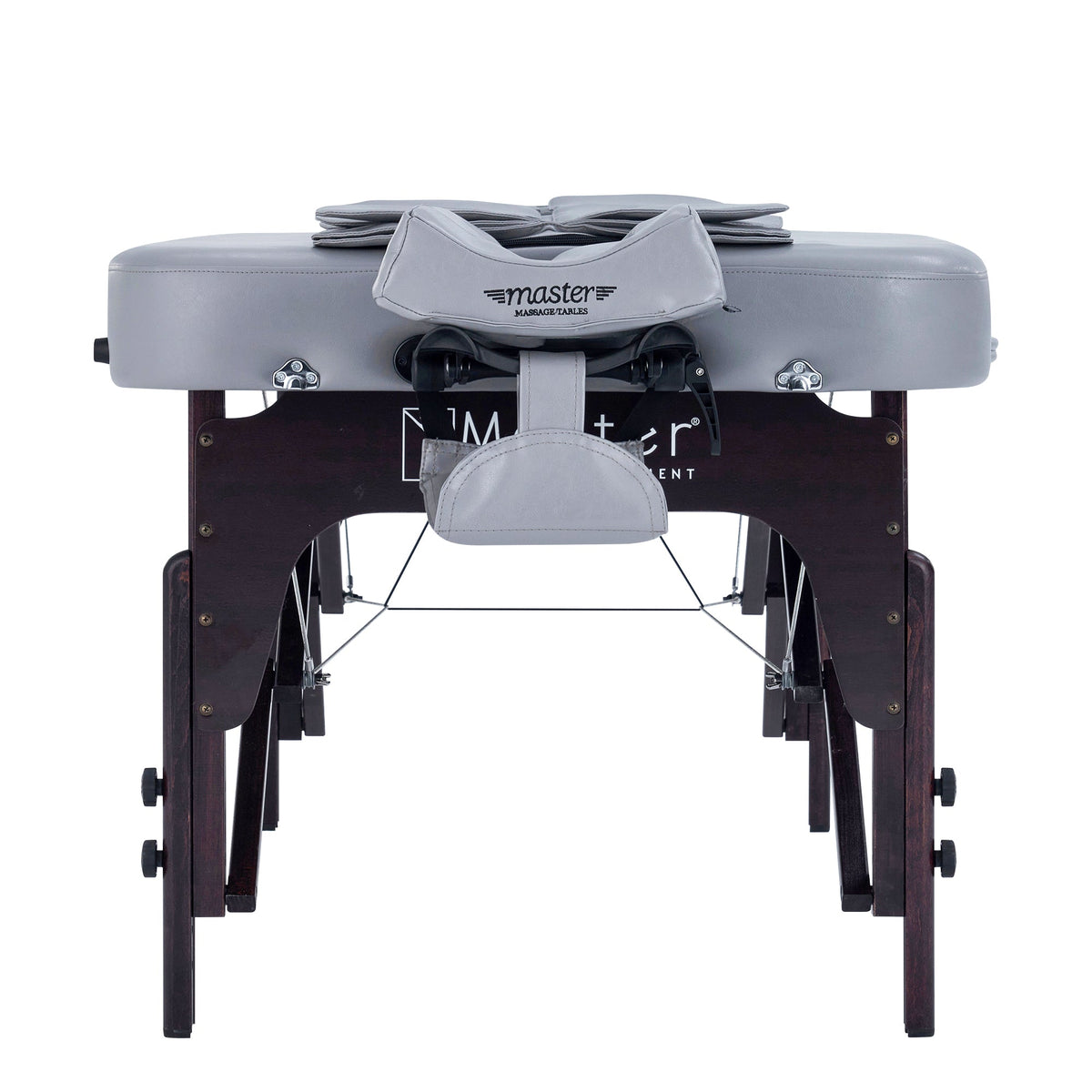 Master Massage - 30” Bristol Airwave Full Body Stretching Portable Massage Table with Reiki Panel and Airbags . 3D Lumbar Traction - Neck, Back, Waist, Hip Relaxation & Pain Relief for Professional& Home Use Chiropractic Table (Dove Grey)