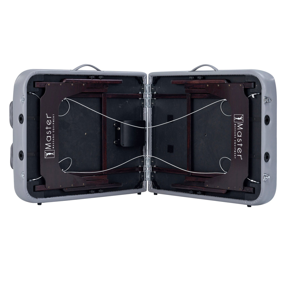 Master Massage - 30” Bristol Airwave Full Body Stretching Portable Massage Table with Reiki Panel and Airbags . 3D Lumbar Traction - Neck, Back, Waist, Hip Relaxation & Pain Relief for Professional& Home Use Chiropractic Table (Dove Grey)