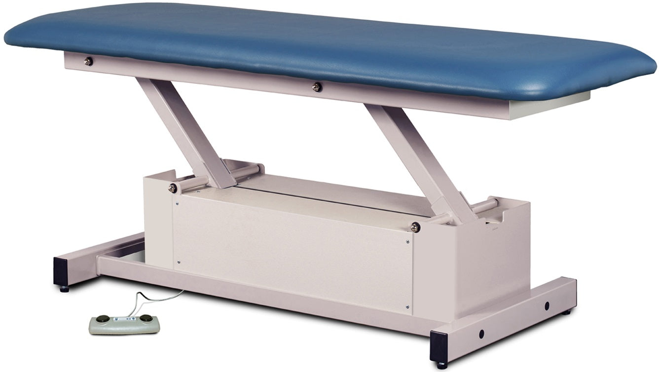 Clinton Industries - 87100 Power Glide Hi-Lo Exam Table w/ Flat Top & Shrouded Base - product image 1