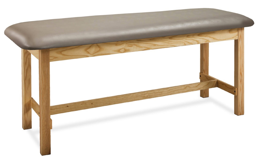 Clinton Industries - 100-38 Classic Treatment Table w/ Flat Top. 400 lbs Capacity, 30" W x 78" L [Natural Finish] - product image 1