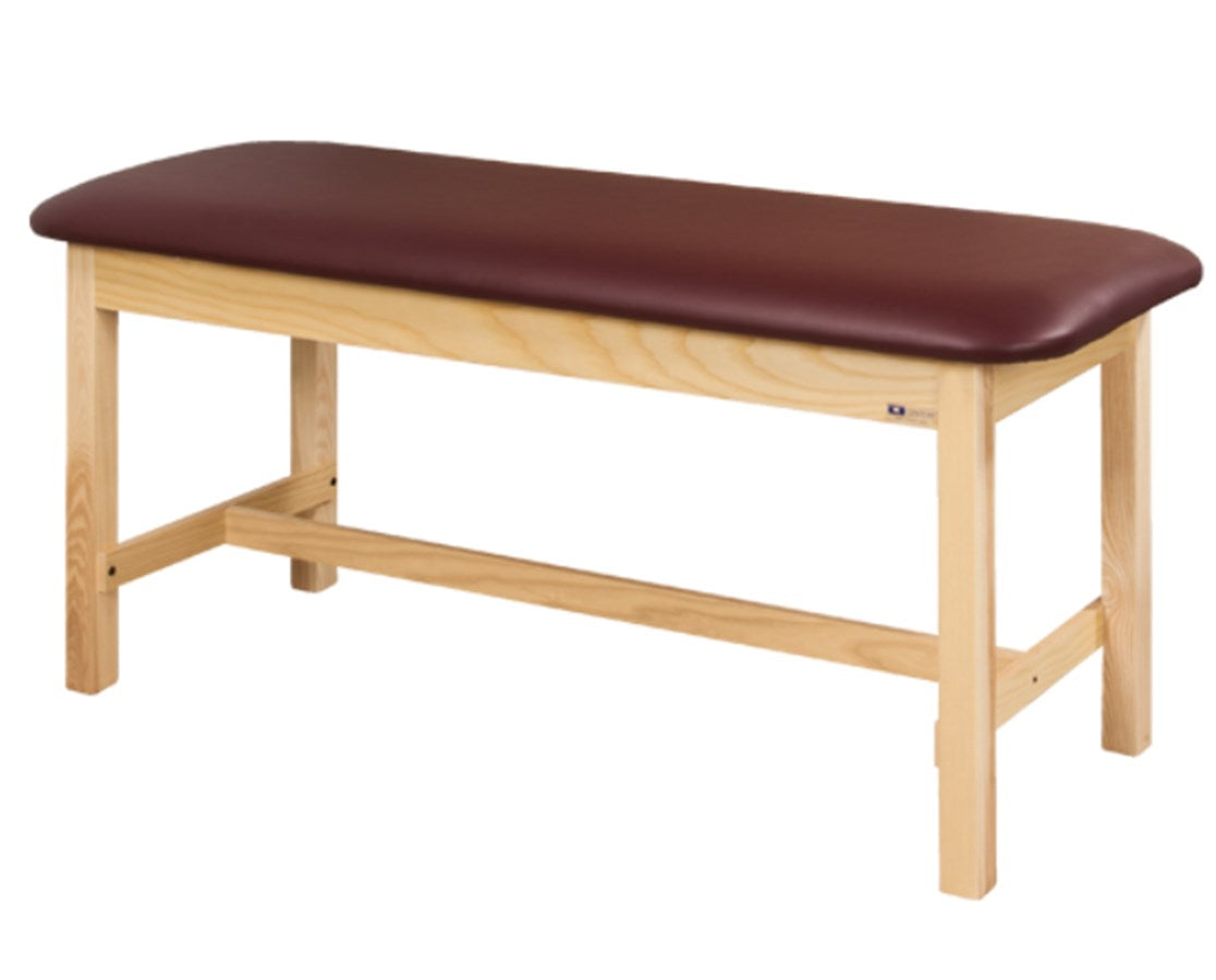 Clinton Industries - 100-27 Classic Treatment Table w/ Flat Top. 400 lbs Capacity, 27" W x 72" L [Natural Finish] - product image 1