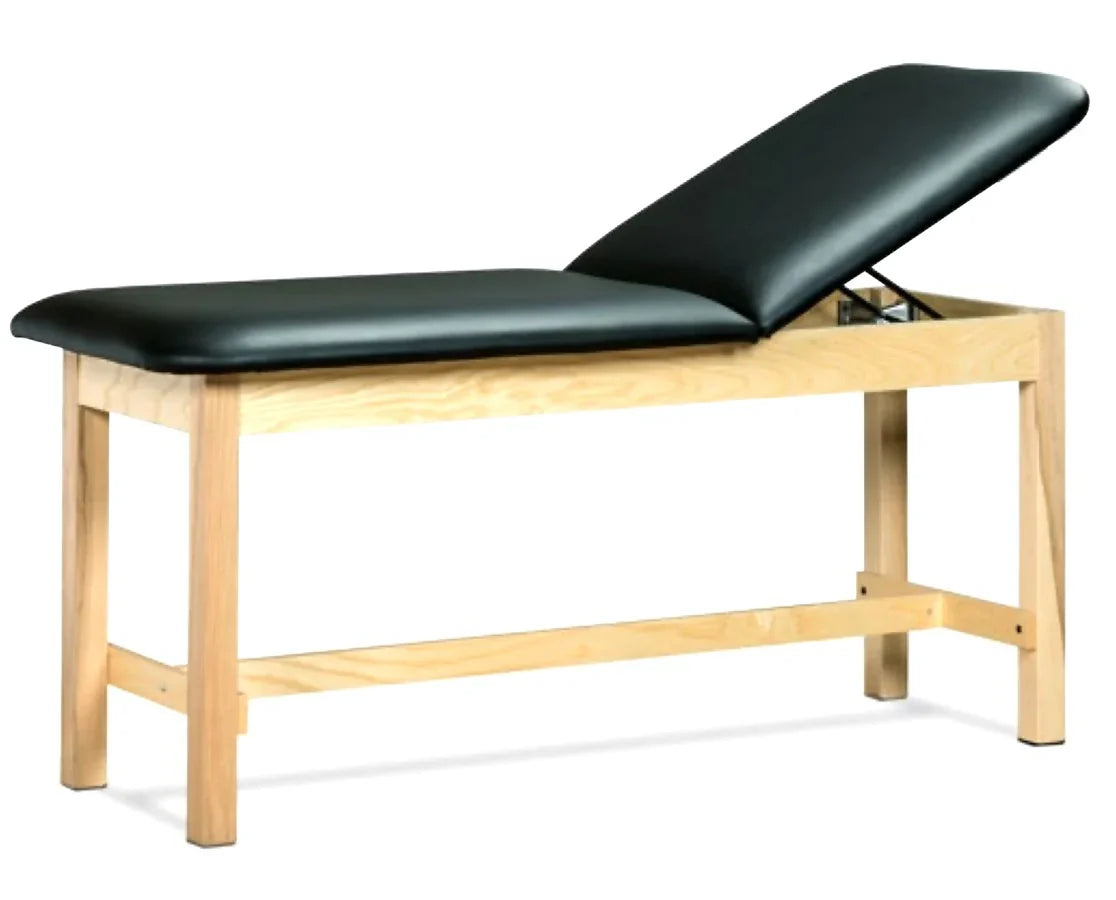 Clinton Industries - 1010-27 Classic Treatment Table w/ Adjustable Back. 27"W [Natural Finish] - product image 1
