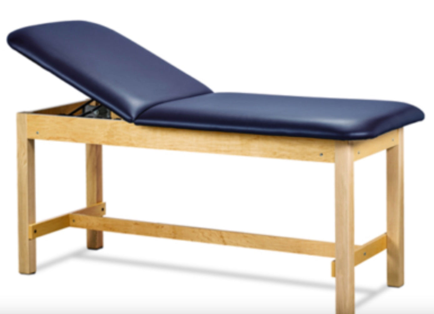 Clinton Industries - 1015-27 Classic Treatment Table w/ Adjustable Back. 72"L x 27"W. 500 lbs Capacity [Natural Finish] - product image 1