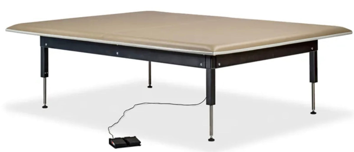 Clinton Industries - 270-68 Bariatric Power Hi-Lo Mat Table w/ Flat Top. 8'L x 6'W, for Physical Therapy - product image 1