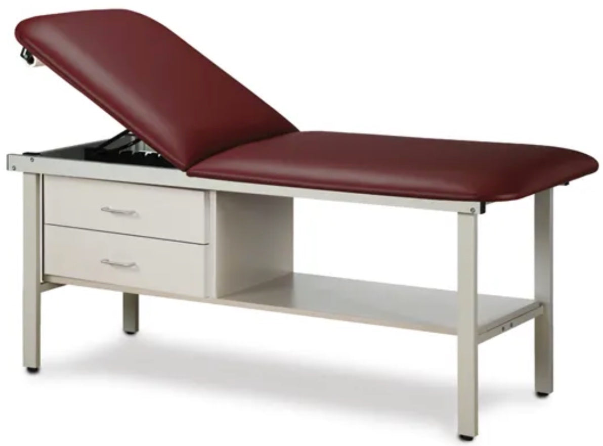 Clinton Industries - 301330 ETA Alpha Treatment Table w/ Drawers, Shelf & Adjustable Back. 72"L x 30"W - product image 1