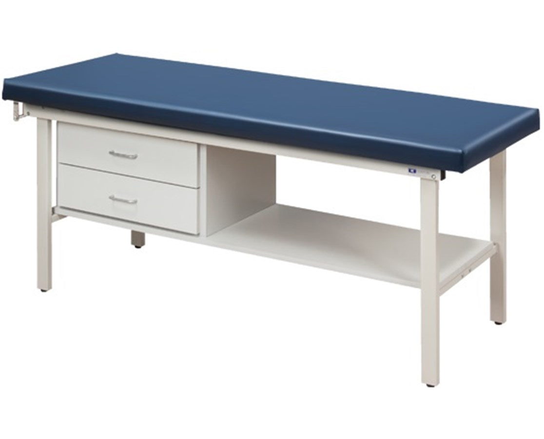 Clinton Industries - 3130-28 Alpha Treatment Table w/ Drawers, Shelf & Flat Top. 78"L x 27"W - product image 1