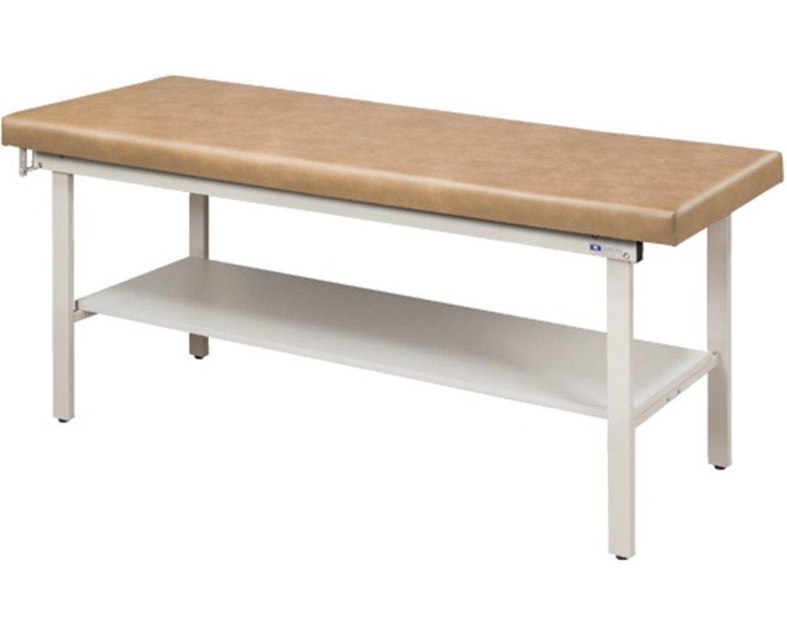 Clinton Industries - 3200-28 Alpha Treatment Table w/ Shelf & Flat Top. 78"L x 27"W - product image 1