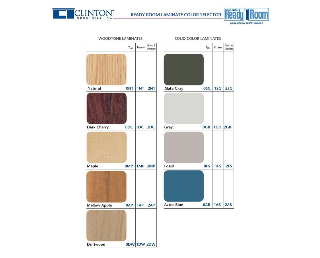 Clinton Industries - 3600-27-RR School Nurse Exam Room Furniture Package [Table, Cabinets & More. Ready Room] - product image 11