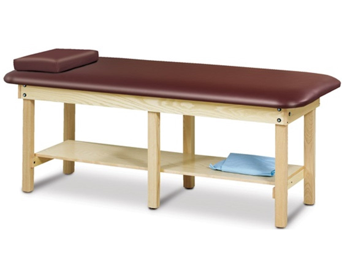 Clinton Industries - 6190 Treatment Table w/ Shelf, Flat Top. 600lbs Capacity, Bariatric - product image 1