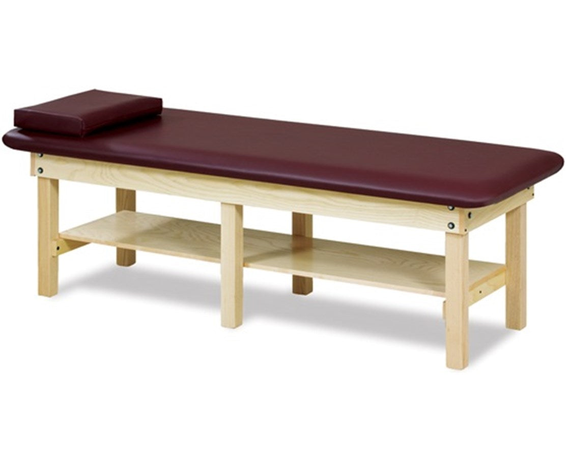 Clinton Industries - 6196 Treatment Table w/ Shelf, Flat Top. 600lbs Capacity, Bariatric - product image 1