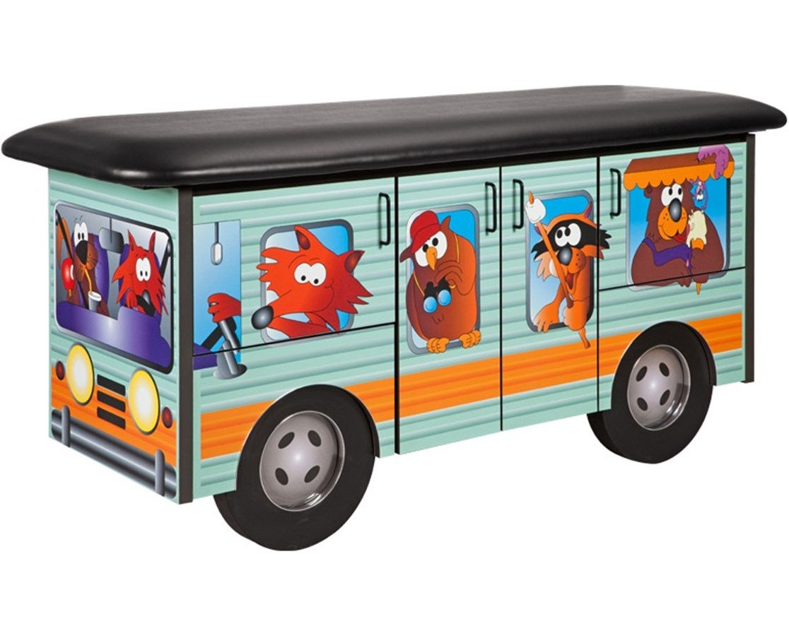 Clinton Industries - 7050 Pediatric Cabinet Treatment Table w/ Flat Top. Cool Camper Bus - product image 1