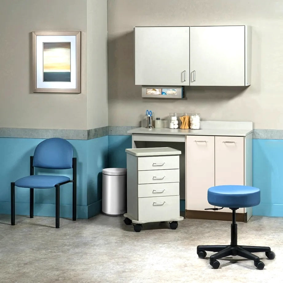 Clinton Industries - 748048L Furniture Package: Includes Wall & Base Cabinet w/ Mobile Cart-Mate on Left. 48"W. Ready Room My Way - product image 1