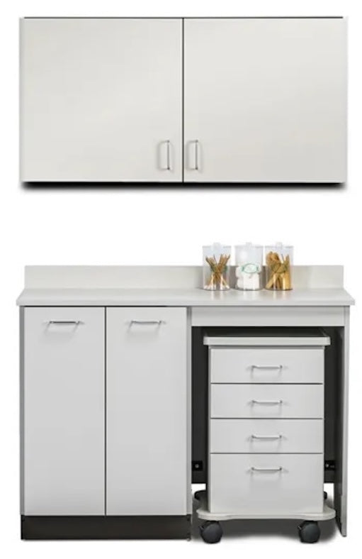 Clinton Industries - 748048R Furniture Package: Includes Wall & Base Cabinet w/ Mobile Cart-Mate on Right. 48"W. Ready Room My Way - product image 1