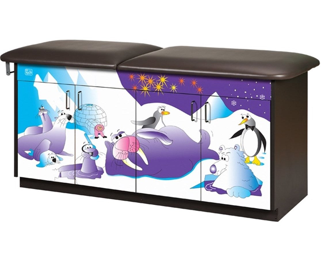 Clinton Industries - 7931 Pediatric Cabinet Treatment Table w/ Adjustable Backrest. Imagination, Cool Pals - product image 1