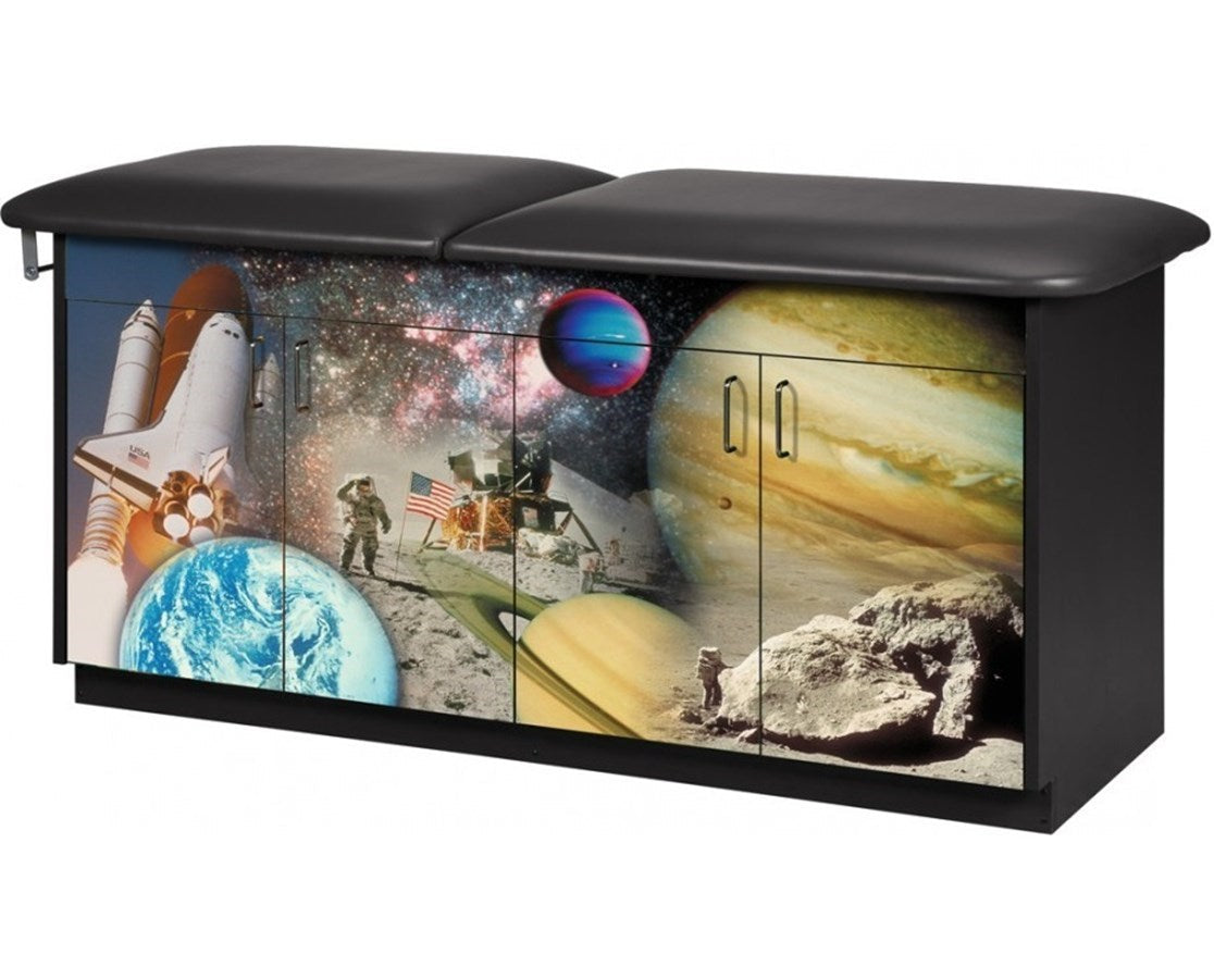 Clinton Industries - 7944-1 Pediatric Cabinet Treatment Table, Flat Top, Adventure. Cosmos Graphics - product image 1