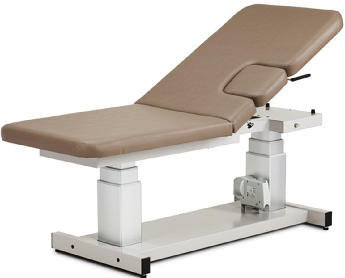 Clinton Industries - 80072-X Power Hi-Lo Ultrasound Imaging Table w/ Adjustable Fowler Back & Drop-Window. Bariatric. 34"W - product image 1