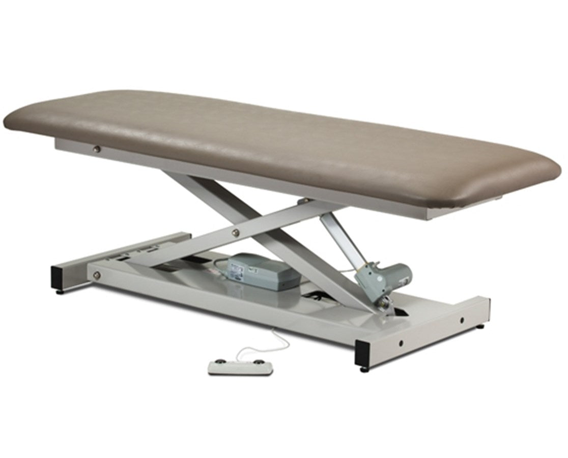 Clinton Industries - 80199 Power Hi-Lo Exam Table. Open Base w/ Flat Top. 600 lbs Capacity, Bariatric. 30"W - product image 2