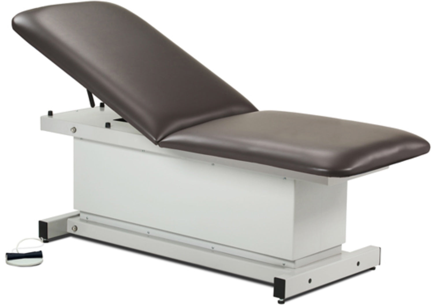 Clinton Industries - 81299 Power Hi-Lo Exam Table. Shrouded Base w/ Adjustable Back. 600lbs Capacity, Bariatric. 30"W - product image 1