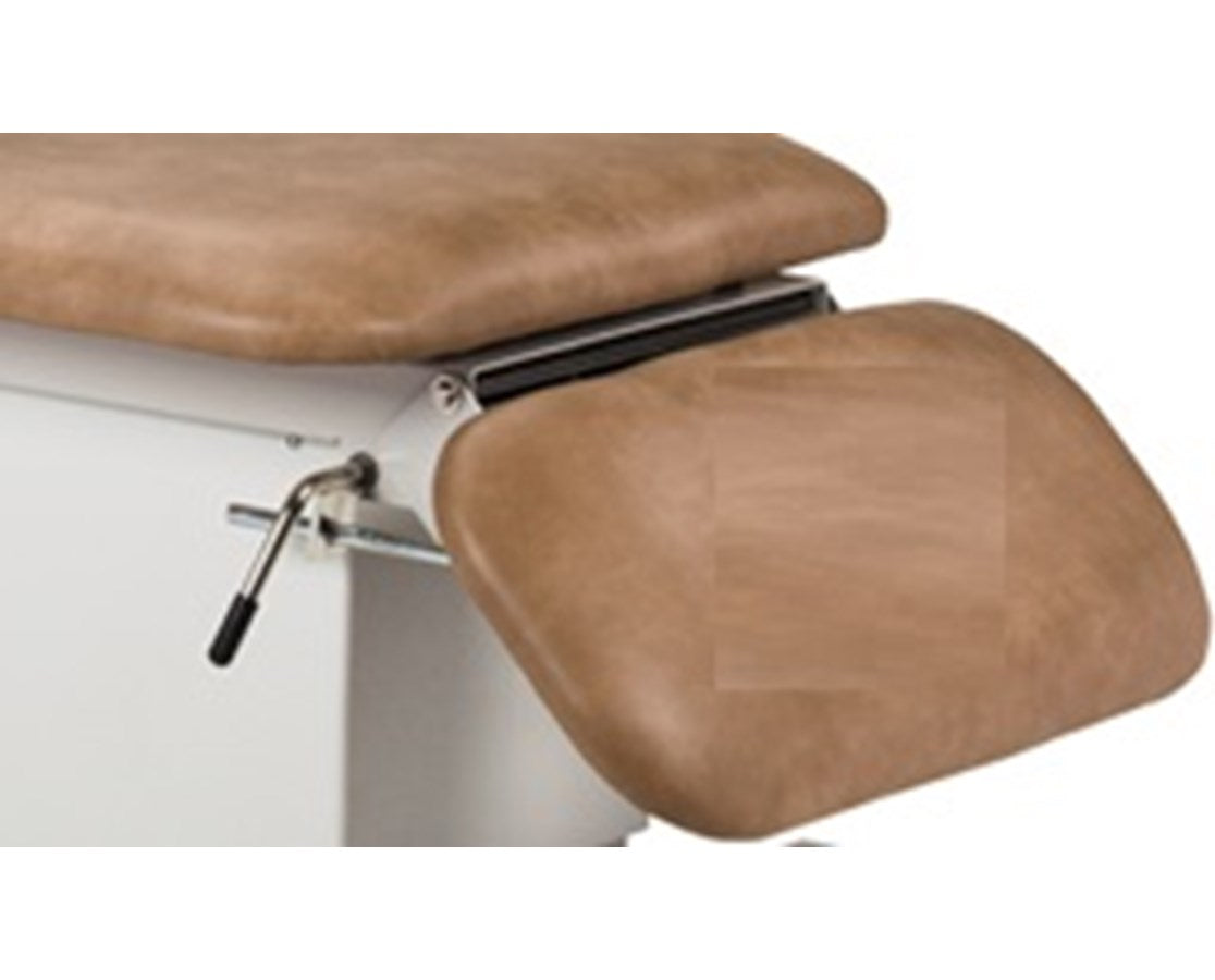 Clinton Industries - 81330 Power Hi-Lo Exam Table w/ Adjustable Back & Drop Section, Shrouded Base. 500 lbs Capacity. 76"L x 27"W - product image 2