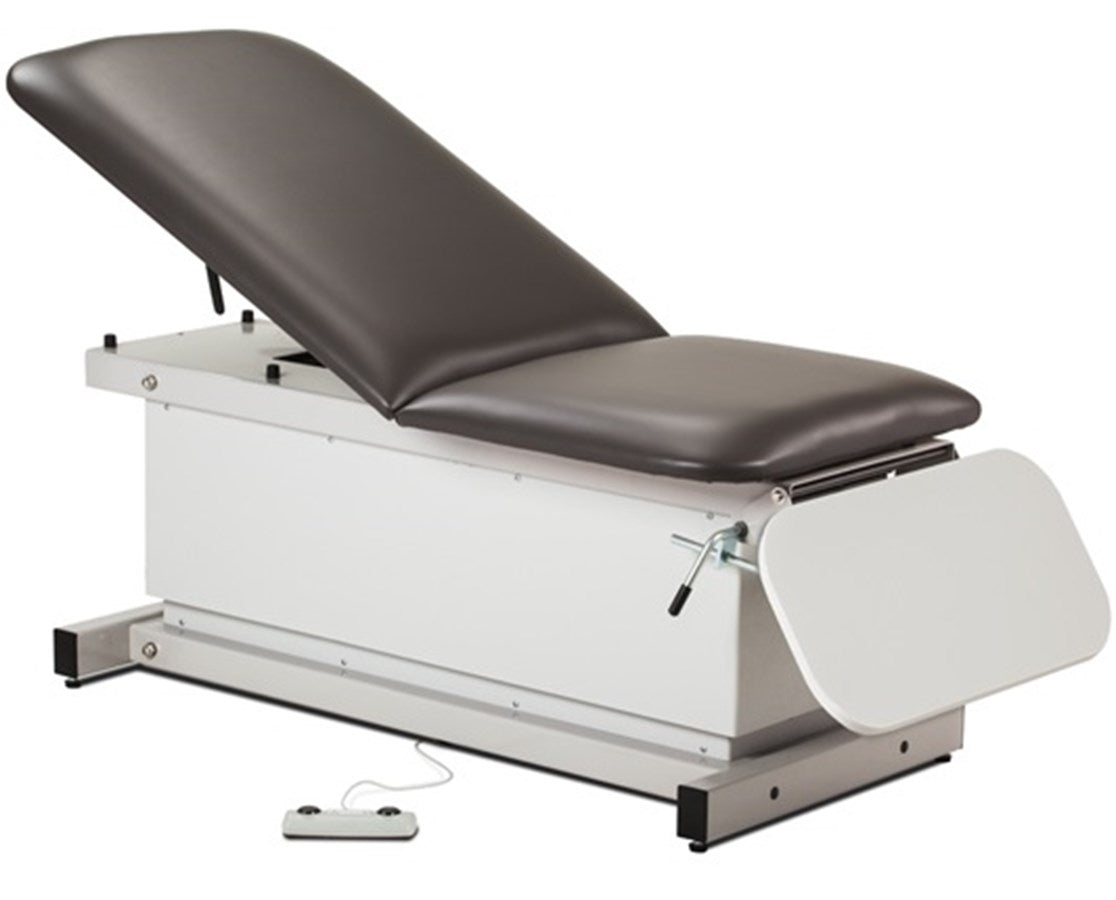 Clinton Industries - 81350 Power Hi-Lo Exam Table w/ Adjustable Back & ClintonClean Drop Section, Shrouded Base. 500lbs Capacity. 76"L x 27"W - product image 1