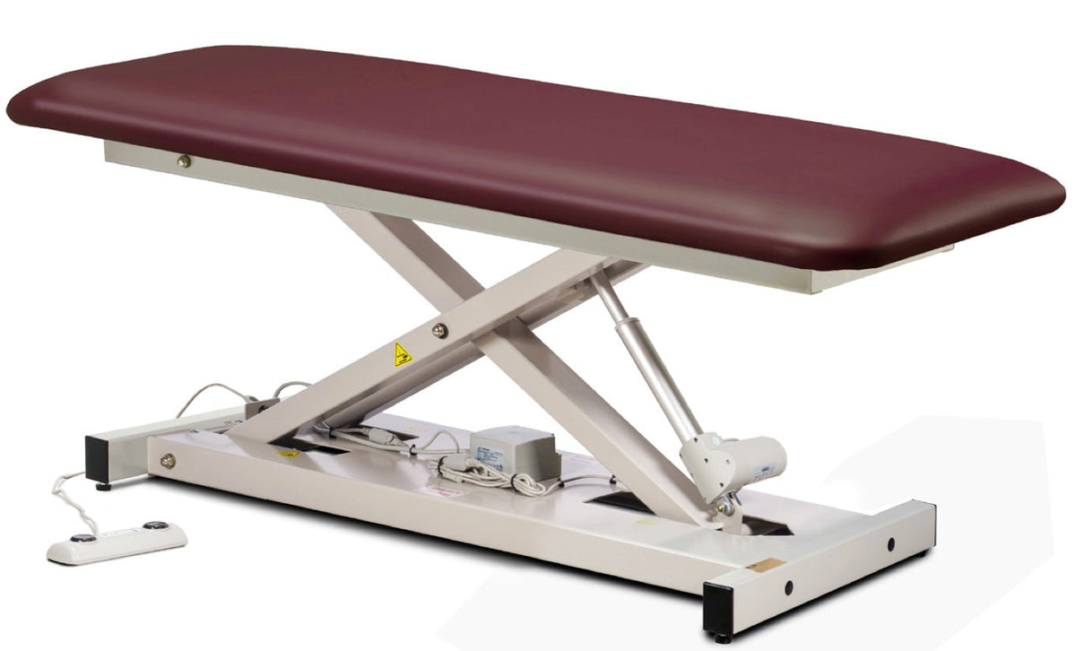 Clinton Industries - 82110 Power Hi-Lo Exam Table. Open Base w/ Flat Top. 400 lbs Capacity. 27"W - product image 1