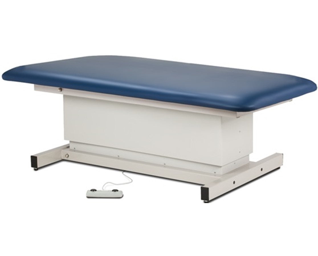 Clinton Industries - 84108-34 Power Hi-Lo Exam Table. Shrouded Base w/ Flat Top. 600lbs Capacity, Bariatric. 34"W - product image 1