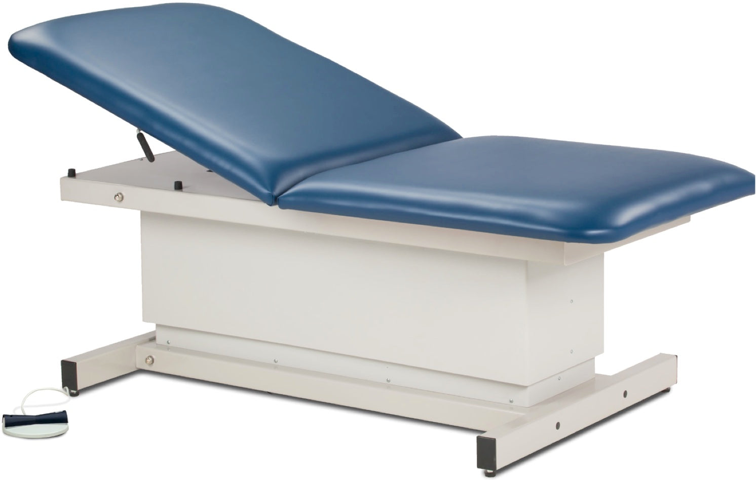 Clinton Industries - 84208-40 Power Hi-Lo Exam Table. Shrouded Base w/ Adjustable Back. 600lbs Capacity, Bariatric. 40"W - product image 1