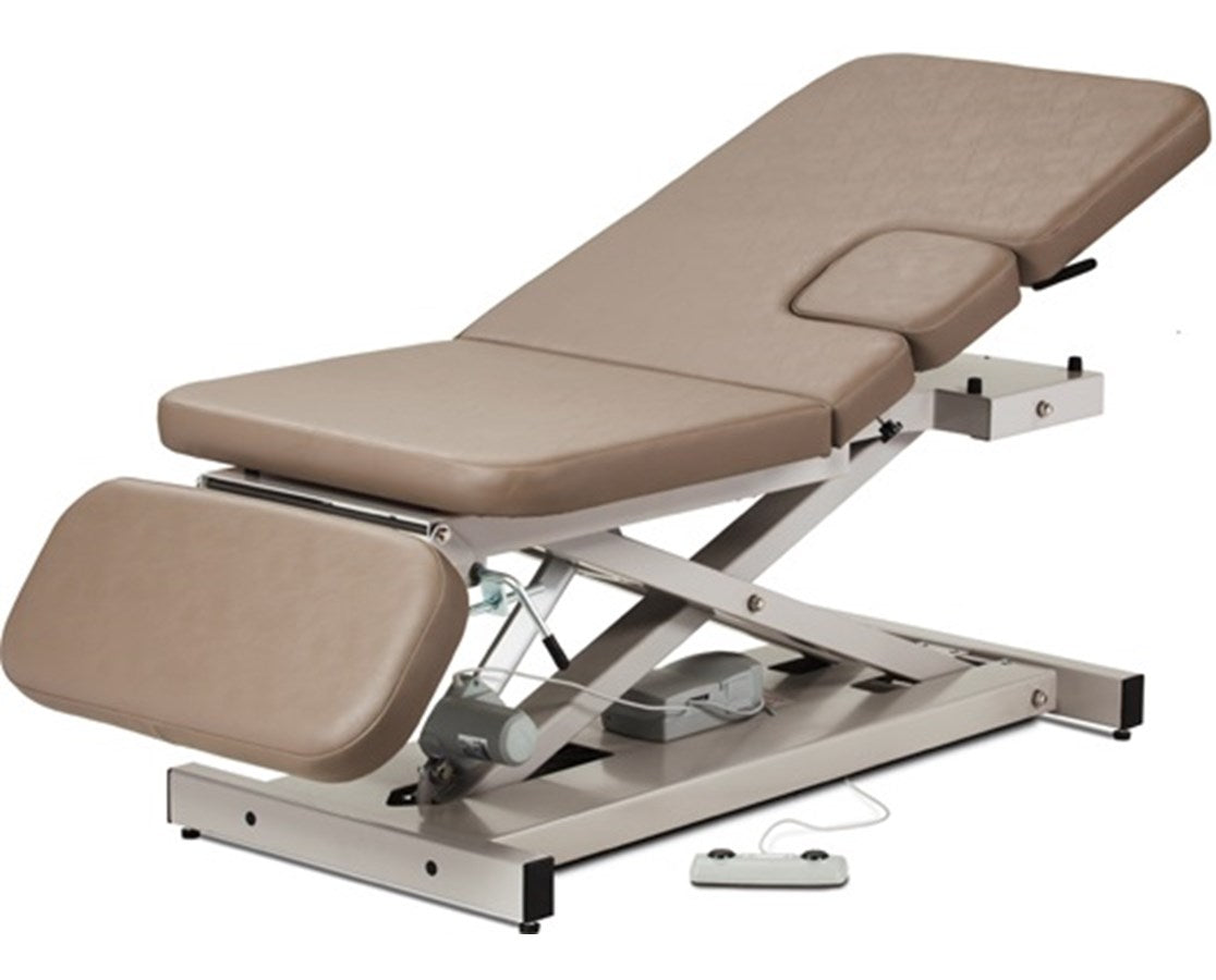 Clinton Industries - 85300 Power Hi-Lo Imaging Table. Open Base w/ Adjustable Back, Drop-Window & Drop Section. 500lbs Capacity Bariatric - product image 1