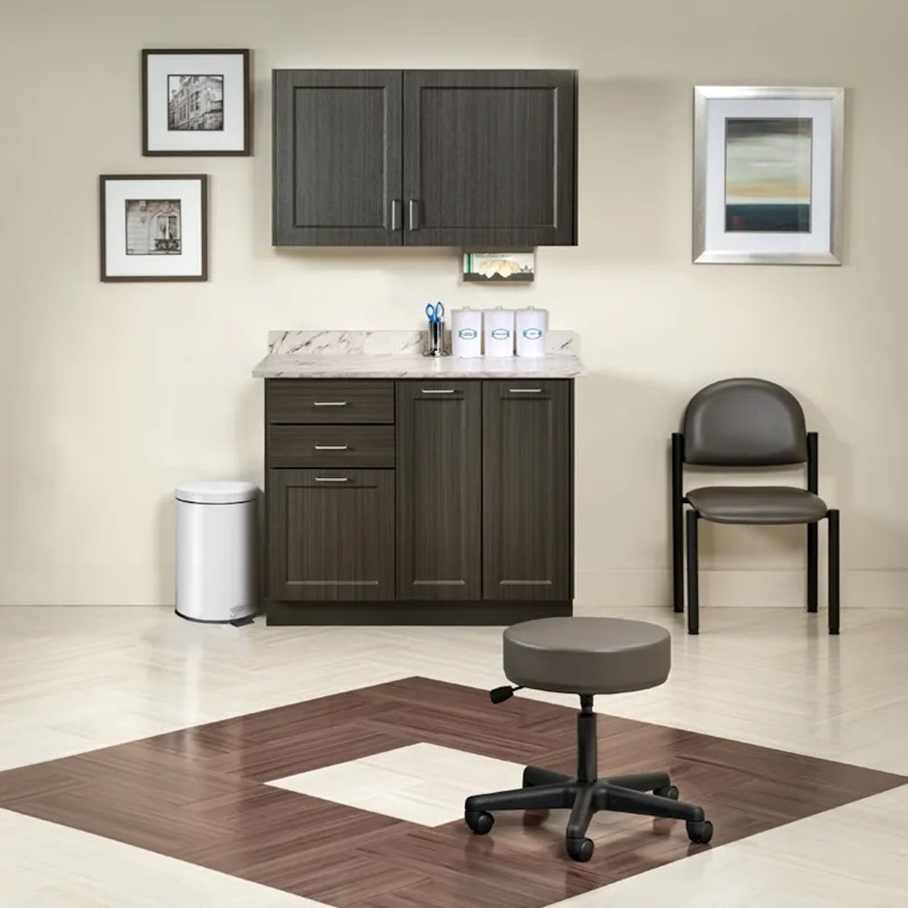 Clinton Industries - 8642-MW Furniture Package with 42"W Base & Wall Cabinets. Fashion Finish Ready Room My Way - product image 1