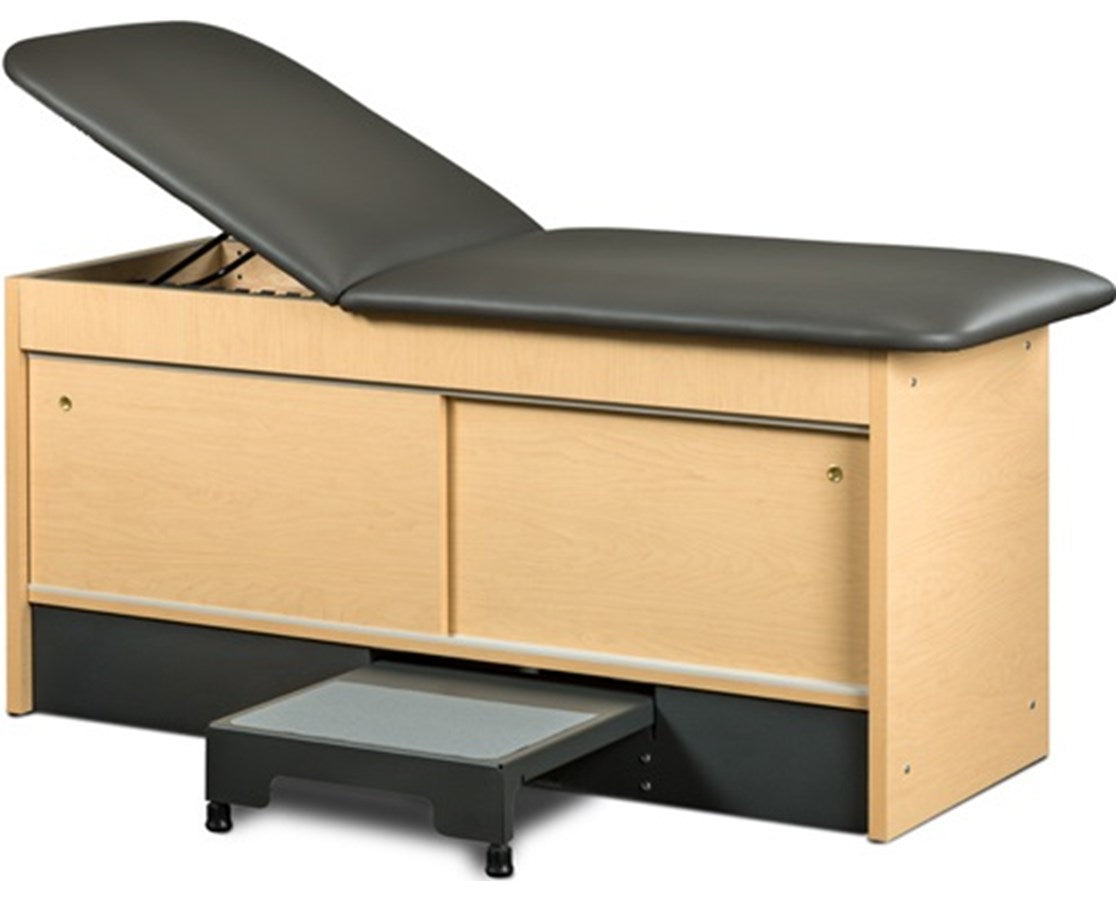 Clinton Industries - 9044-30 Cabinet Treatment Table w/ Adjustable Back, 2 Sliding Doors. 425lbs Capacity. 72"L x 30"W - product image 1