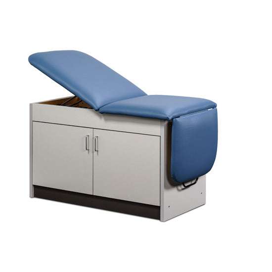 Clinton Industries - 91002 Cabinet Exam Table w/ Adjustable Back & Drop Section. Space Saver - product image 1