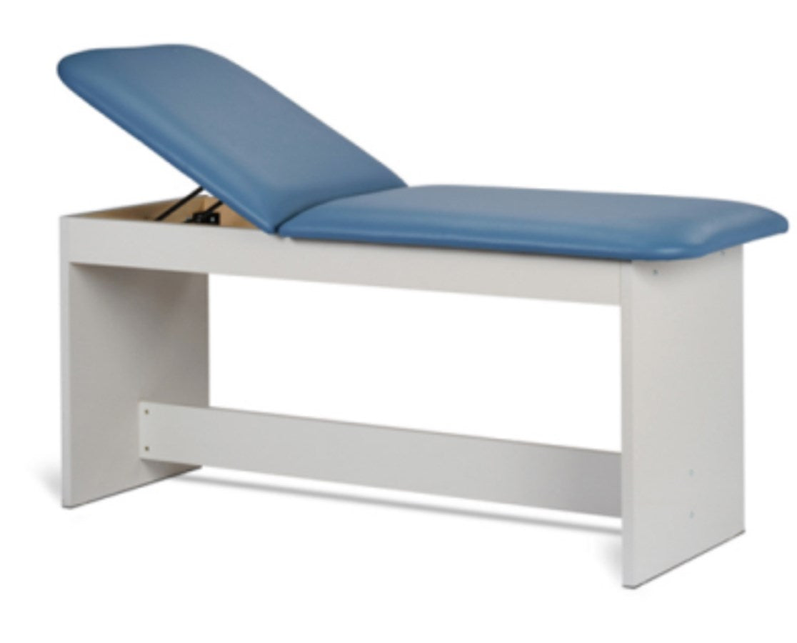 Clinton Industries - 91010-27 Treatment Table w/ Adjustable Back. 27"W. Panel Leg - product image 1