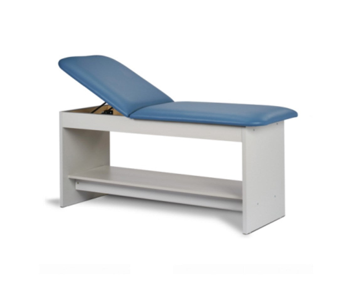 Clinton Industries - 91020-30 Treatment Table w/ Shelf & Adjustable Back. 30"W. Panel Leg - product image 1