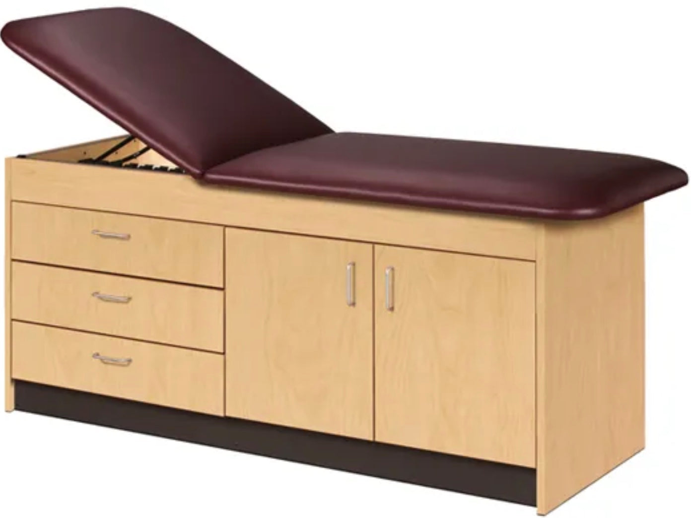 Clinton Industries - 9105-30 Cabinet Treatment Table w/ Adjustable Back, 2 Doors & 3 Drawers - product image 1