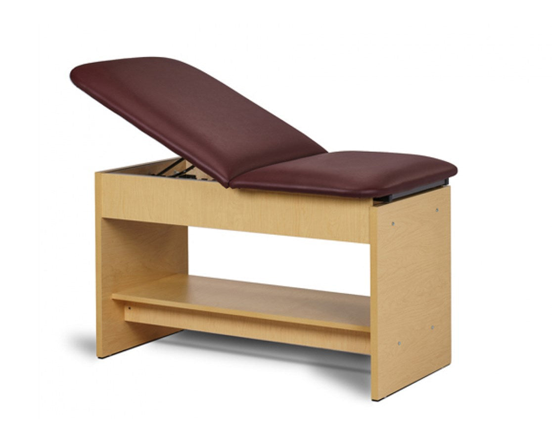 Clinton Industries - 91100 Space Saver Exam Table. Panel Leg w/ Adjustable Back & Pull-Out Leg Rest - product image 4