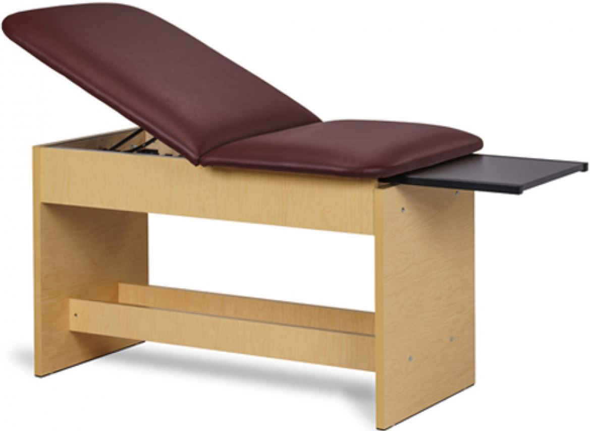 Clinton Industries - 91100 Space Saver Exam Table. Panel Leg w/ Adjustable Back & Pull-Out Leg Rest - product image 1