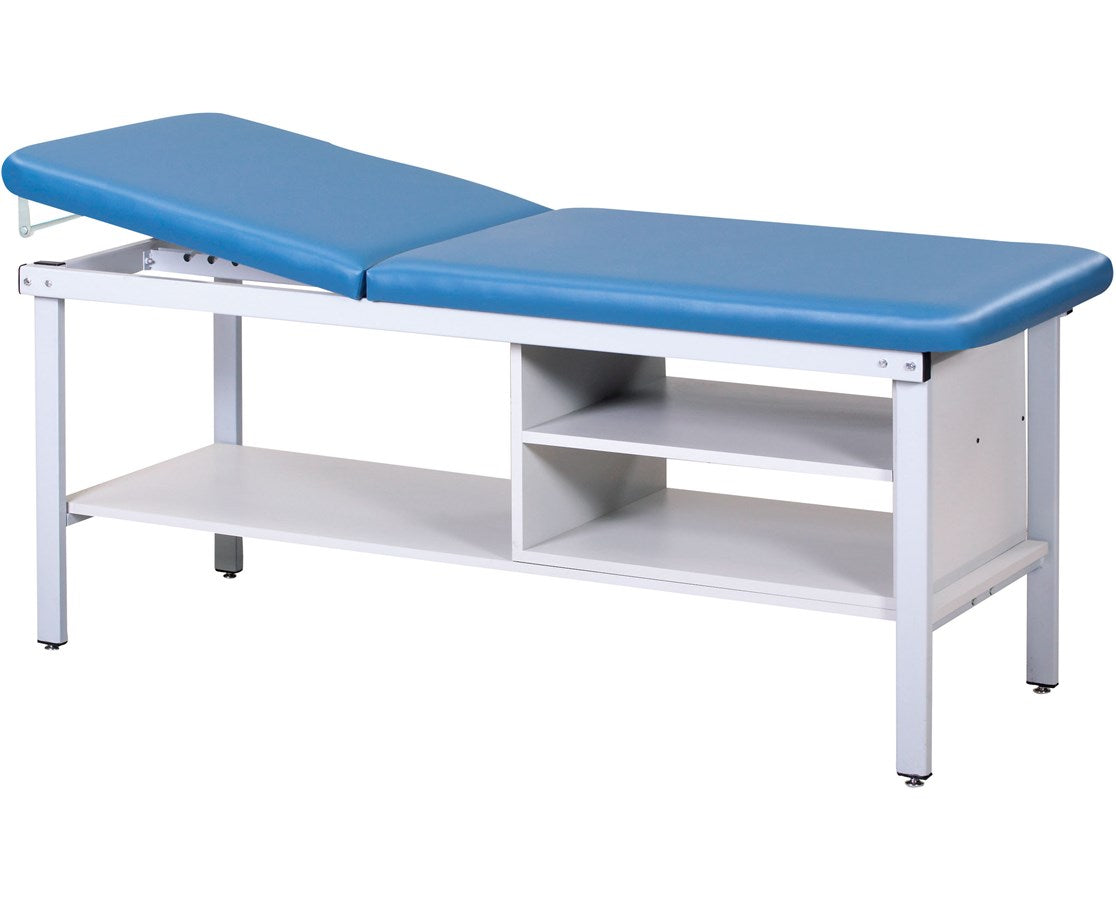 Clinton Industries - 303030 ETA Alpha Treatment Table w/ Shelves & Adjustable Back. 72"L x 30"W - product image 1