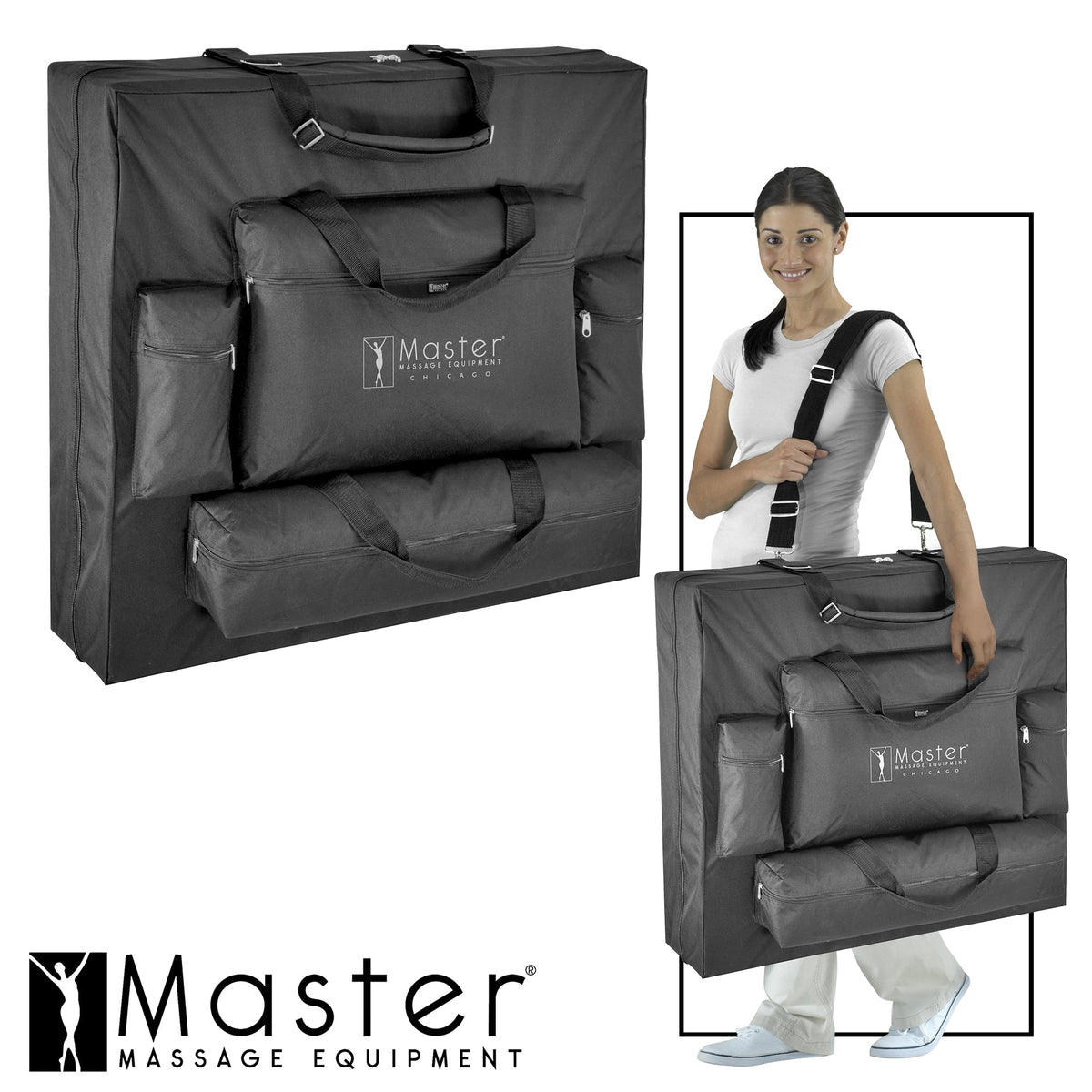 Master Massage - 30" CALYPSO™ LX Portable Massage Table Package with NanoSkin™ - King's Purple