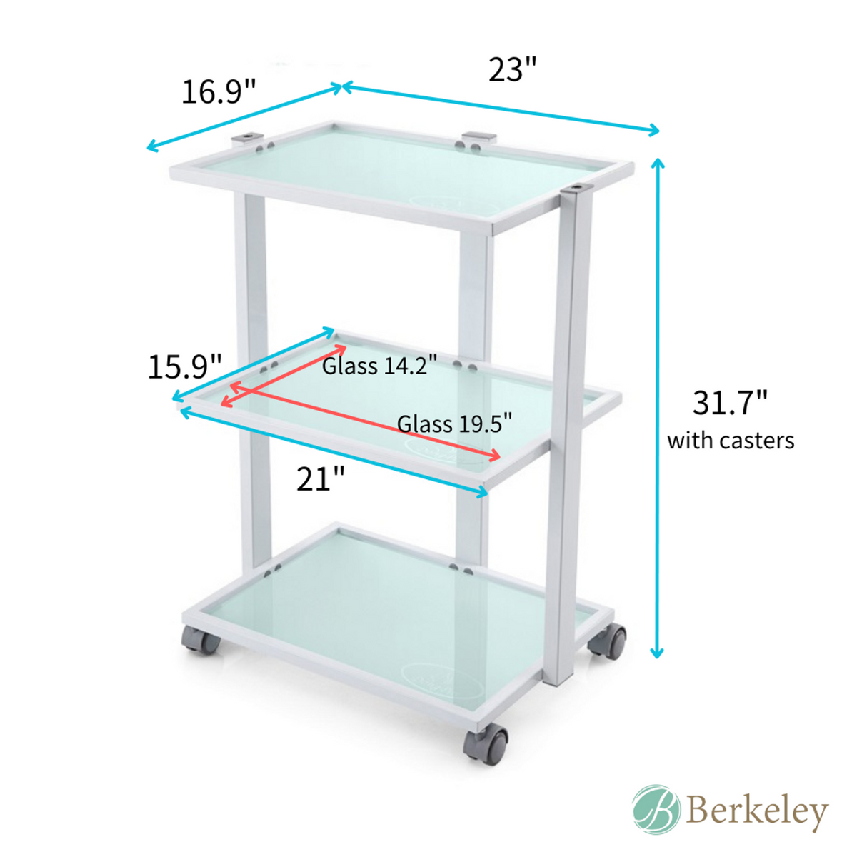 EVA Salon Trolley Cart by Dermalogic - view 2