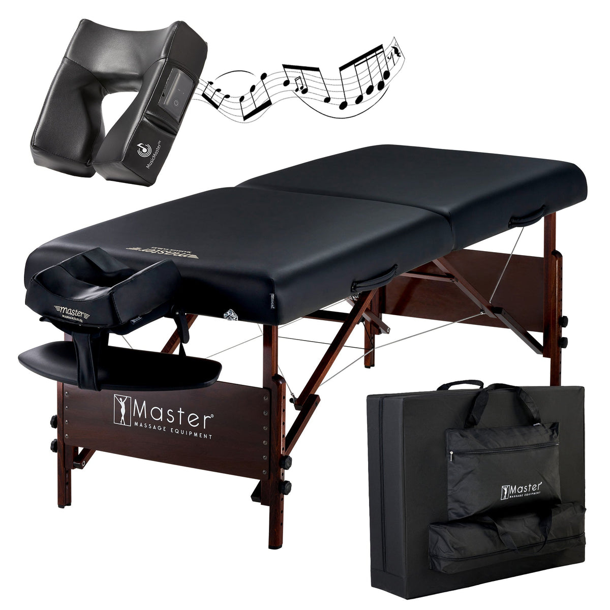 Master Massage - 30" DEL RAY™ Portable Massage Table Package with 3" Thick Cushion of Foam for Ultimate Comfort! (Sand Color)