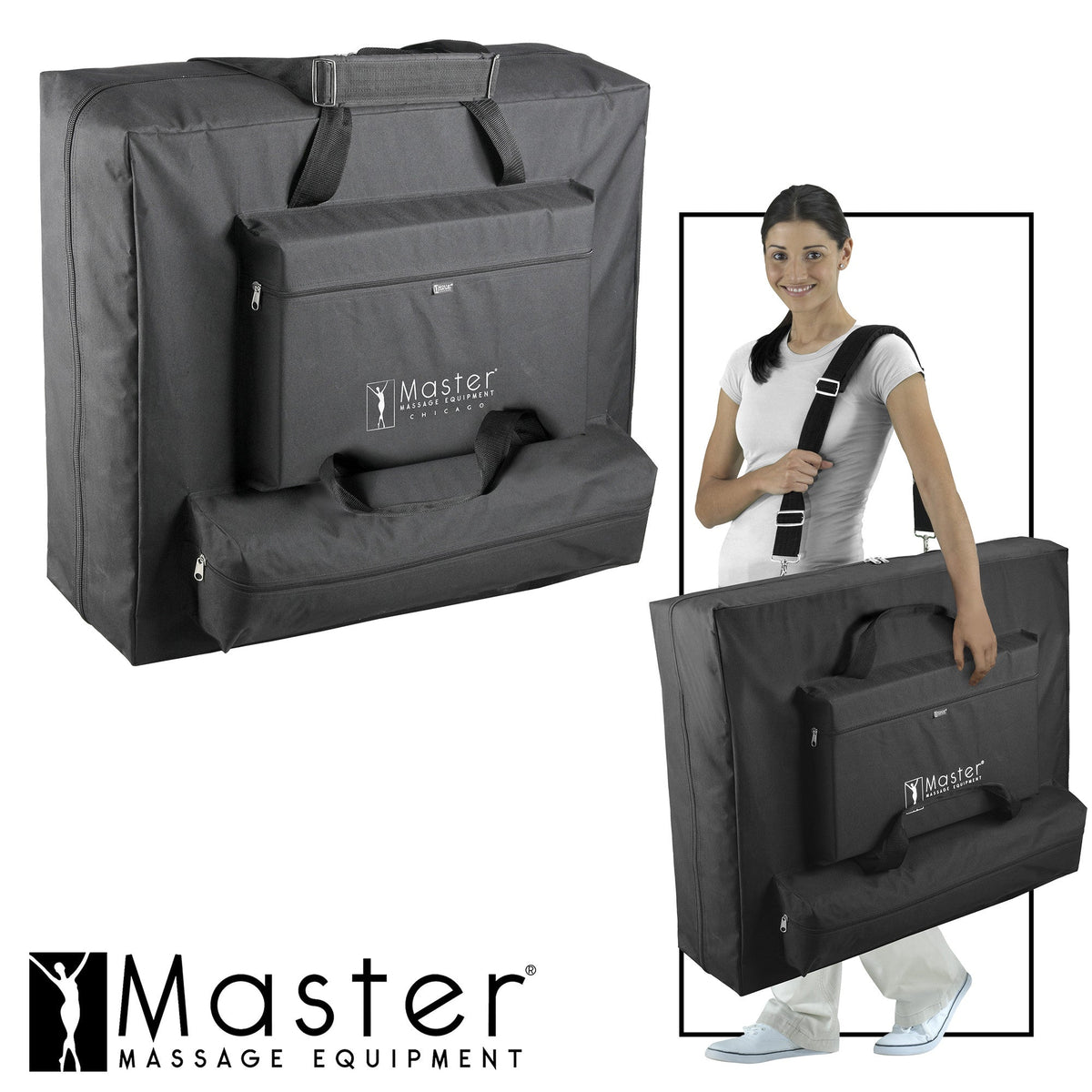 Master Massage - 30" DEL RAY™ Portable Massage Table Package with 3" Thick Cushion of Foam for Ultimate Comfort! (Sand Color)